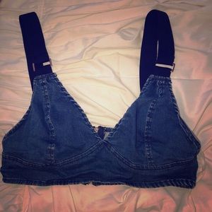 Jean crop top